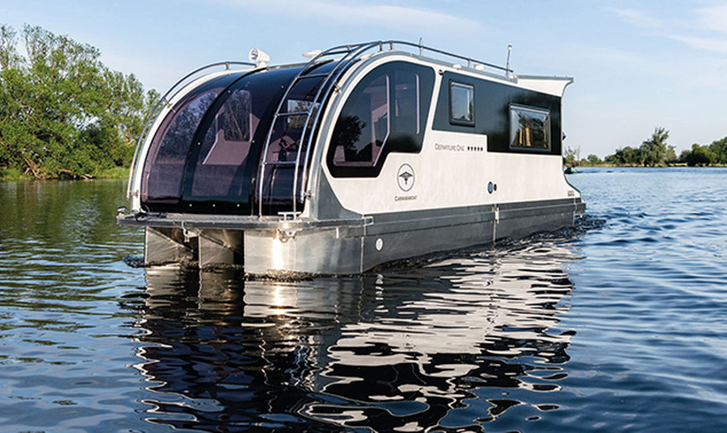 Ein Wohnwagen-Boot von Tchibo