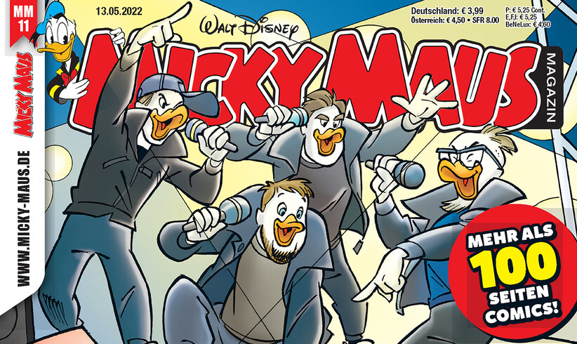 Die Fanta4 im Mickey Mouse Magazin