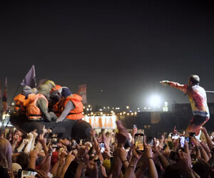 Banksy beim Glastonbury